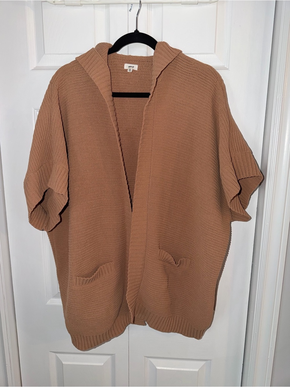 aerie Ribbed Knit Sweater Top - Camel